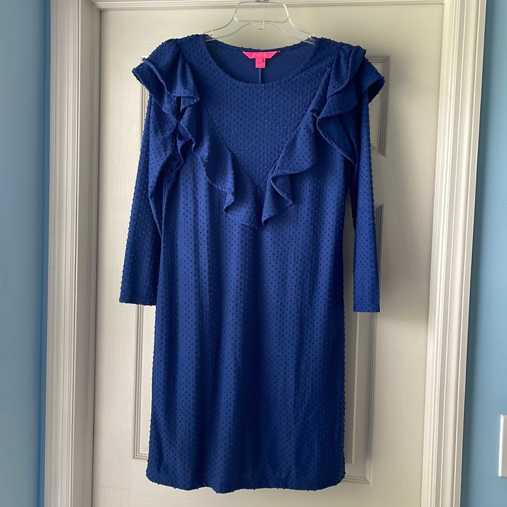 Lilly Pulitzer, Pheby Ruffle Dress, size M